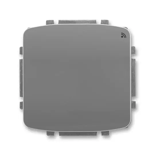 spínač s krátkocestným ovladačem, s přijímačem RF signálu, 868 MHz, kouřová šedá, design TANGO